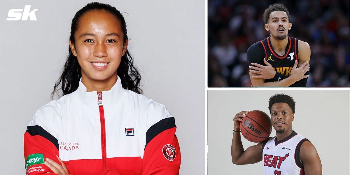 Leylah Fernandez gives shout out to Trae Young and Kyle Lowry