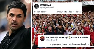 “Worst player on the pitch”, “Terrible decision making” - Arsenal fans unhappy with 24-year-old after 'bad’ display in loss to Aston Villa