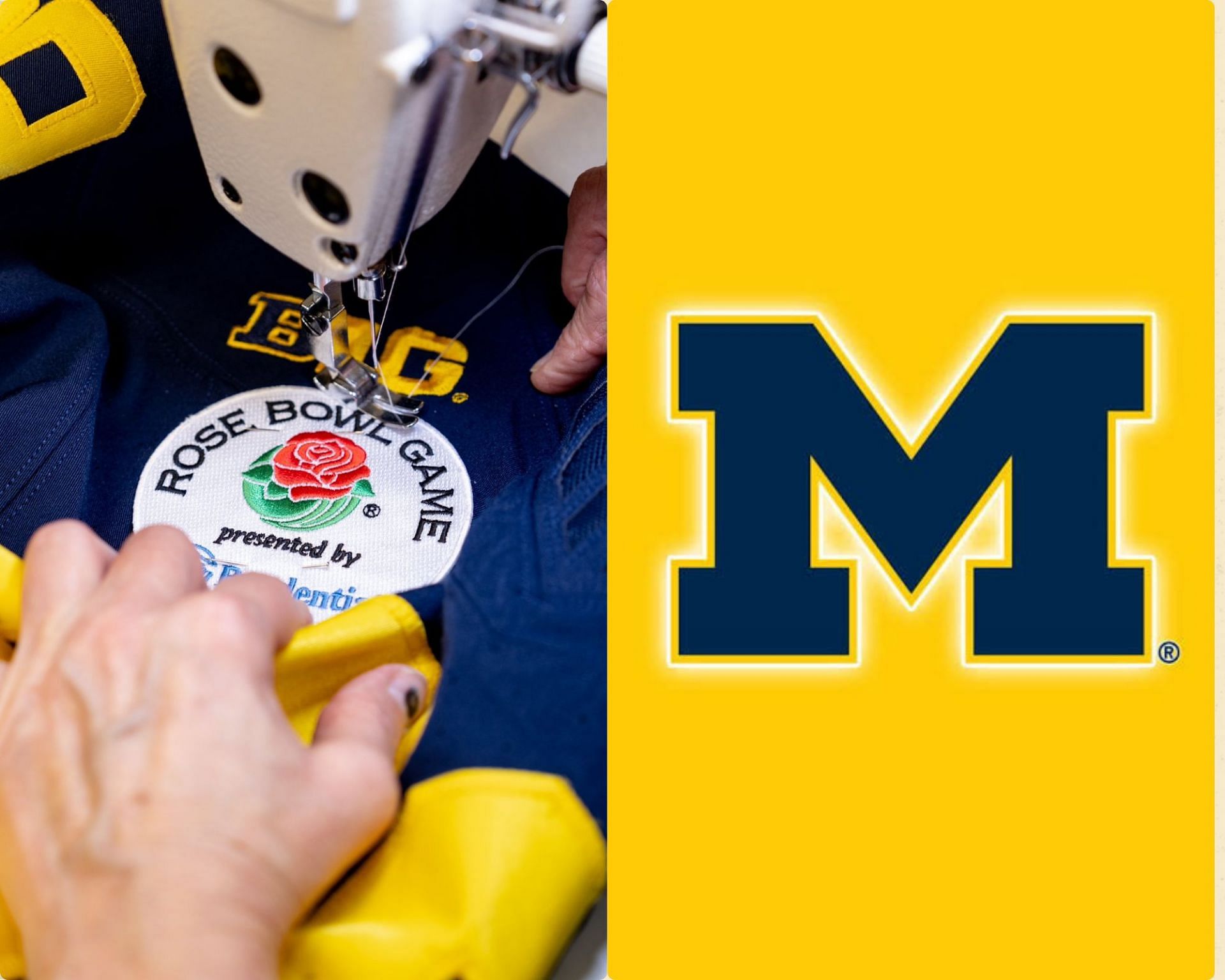 The Michigan Wolverines are in the Rose Bowl