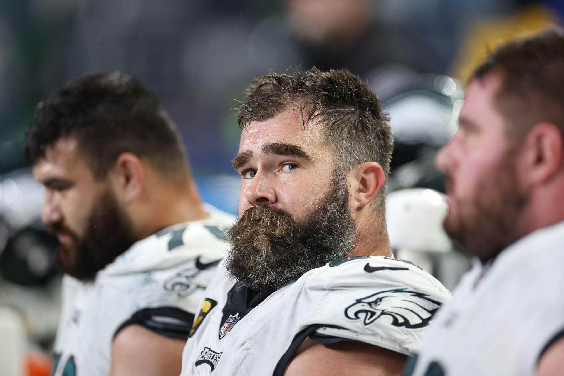 Jason Kelce at Philadelphia Eagles v Seattle Seahawks