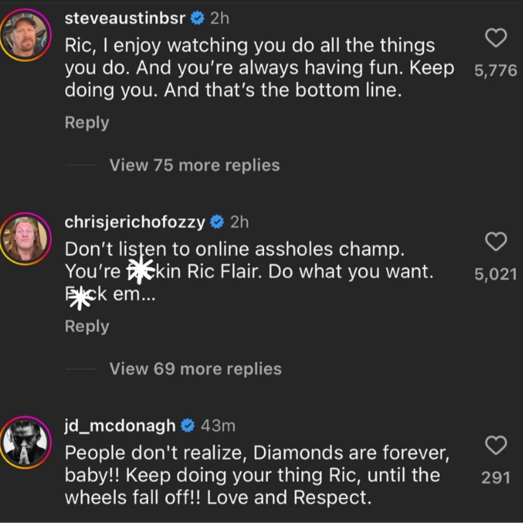 Steve Austin, Chris Jericho, and JD McDonagh&#039;s response