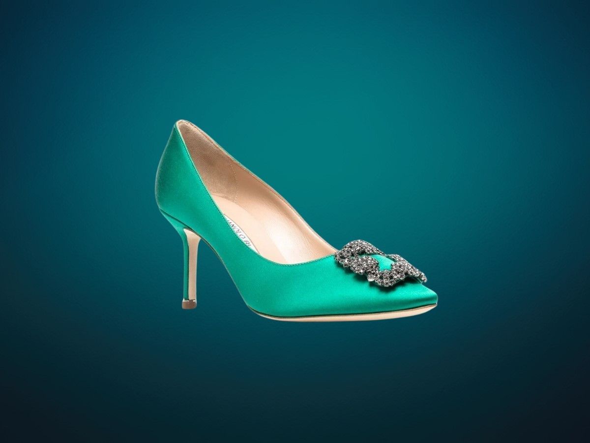 expensive black heels