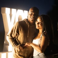 Tyler Lockett and his wife Lauren (image via Tyler Lockett’s Instagram)