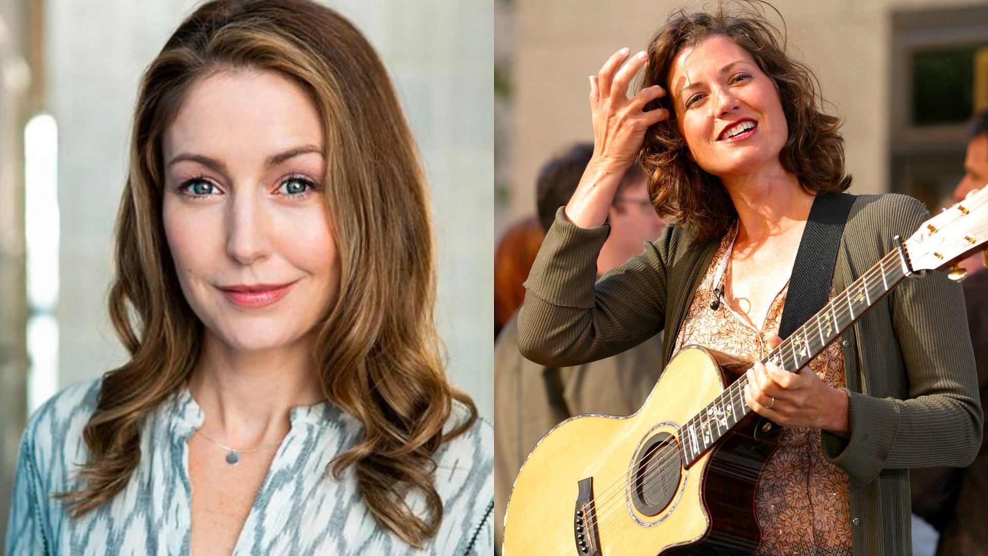 (L) Nicole DuPort is the on-screen version of (R) Amy Grant (Images via X/@NicoleDuPort and IMDb)