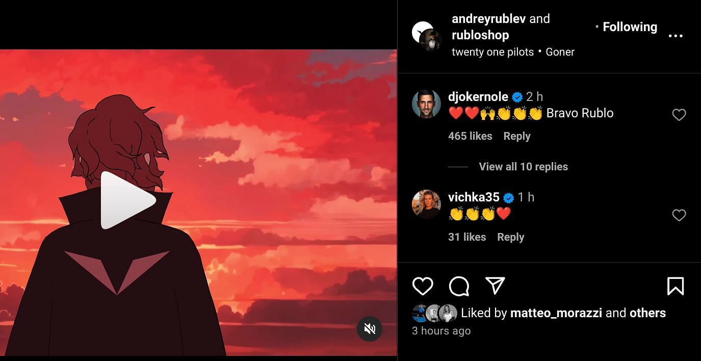 Screengrab from Instagram