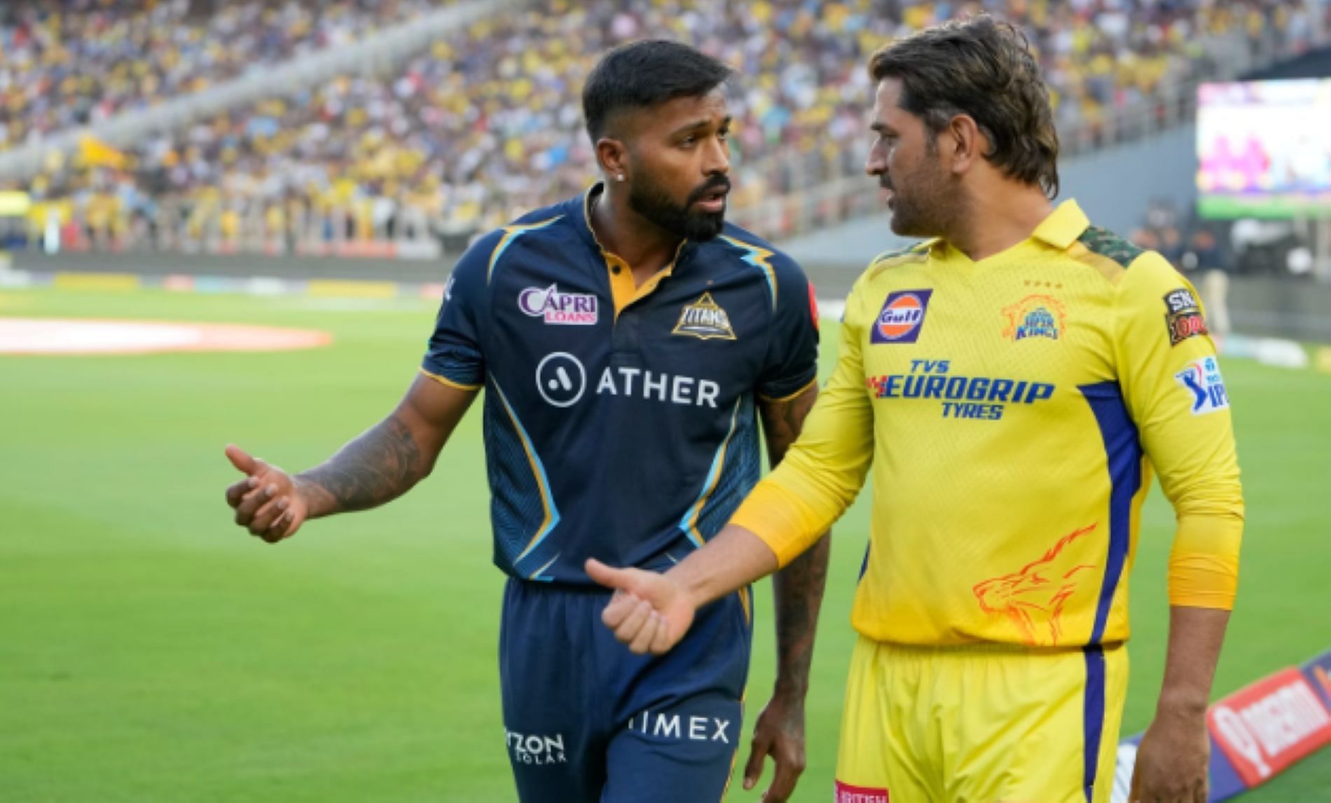 Hardik has always shared a great bond with CSK skipper MS Dhoni