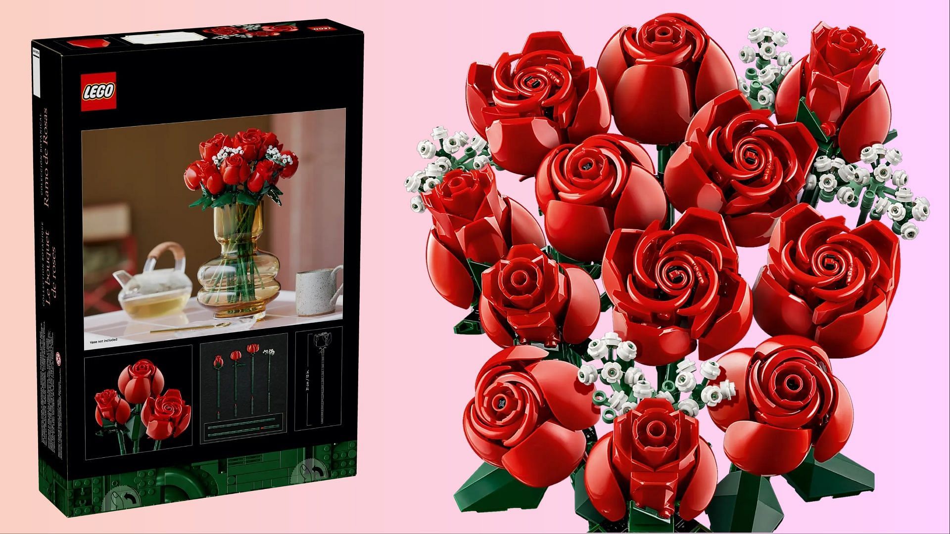 LEGO Is Releasing a Bouquet of Roses Set Just In Time for Valentine's Day