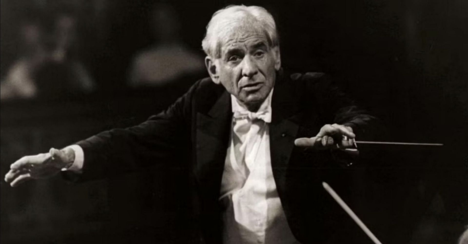 Leonard Bernstein conducting (Image via Movieweb)