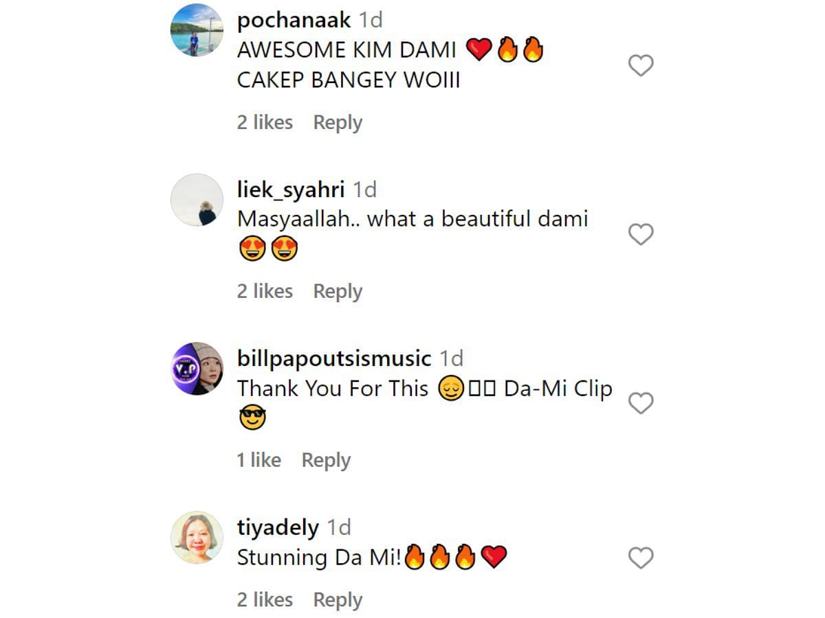 Fan comments (Image via @harpersbazaarkorea/Instagram)