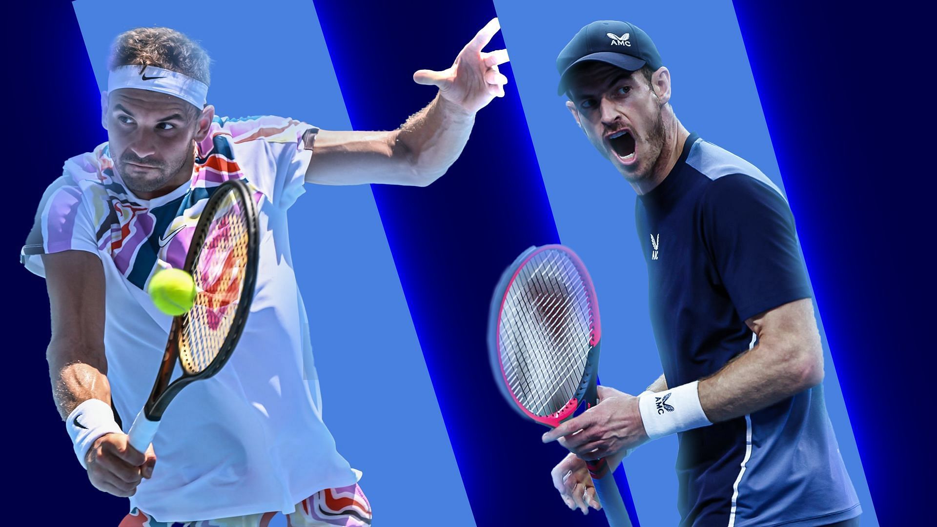Grigor Dimitrov vs Andy Murray is one of the first-round matches at the 2024 Brisbane International.