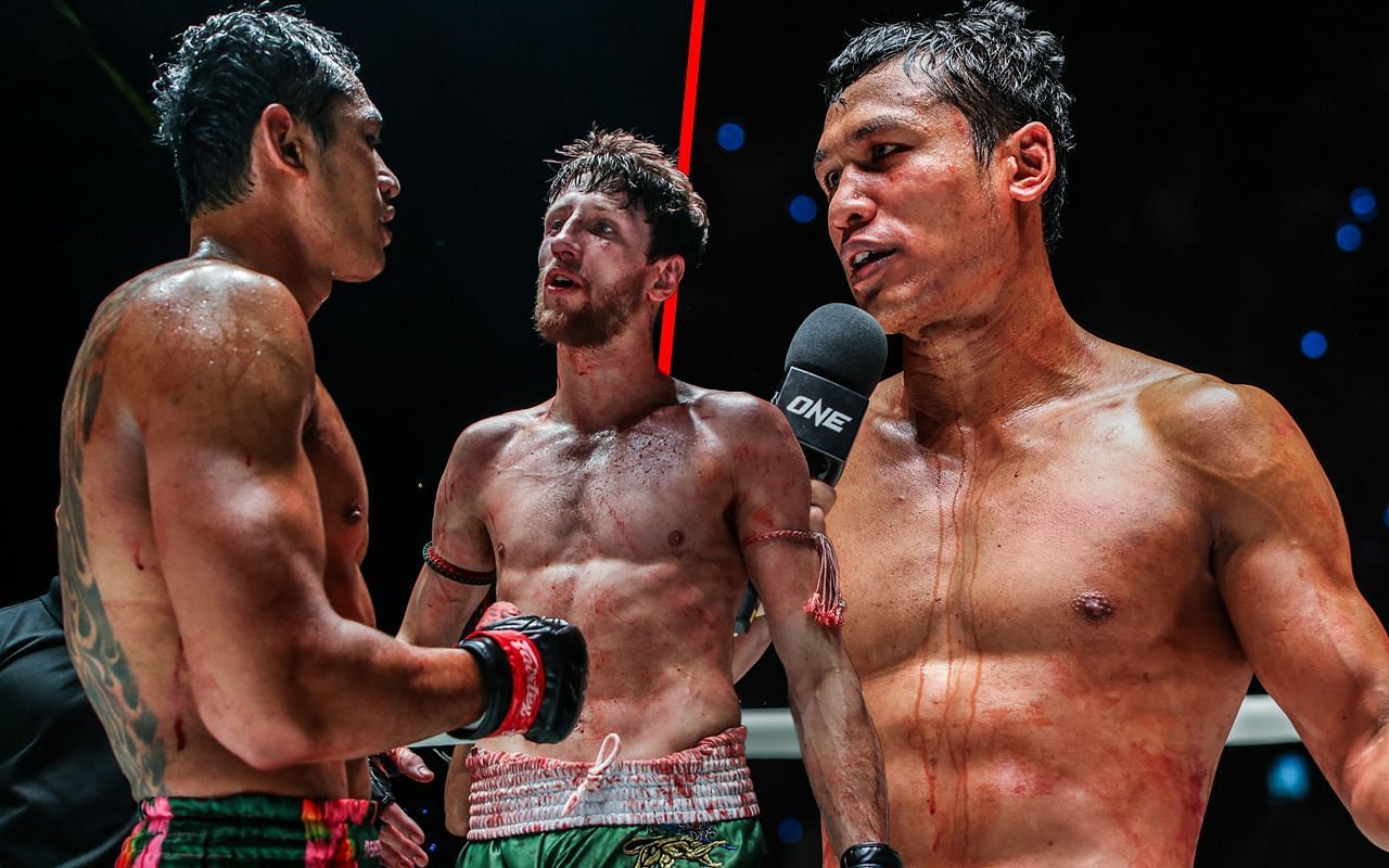 Jo Nattawut and Luke Lessei put on an incredible contest at ONE Fight Night 17