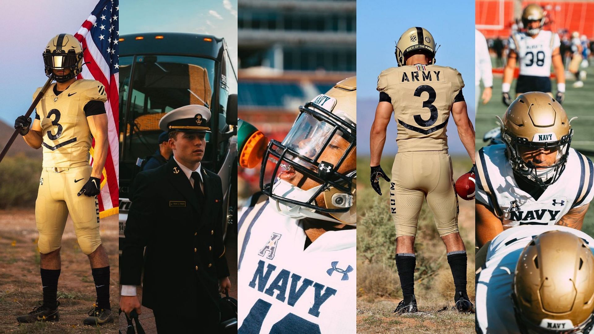 Army vs. Navy is a classic college football rivalry/ Credit to the United States Military Academy at West Point and the Naval Academy at Annapolis