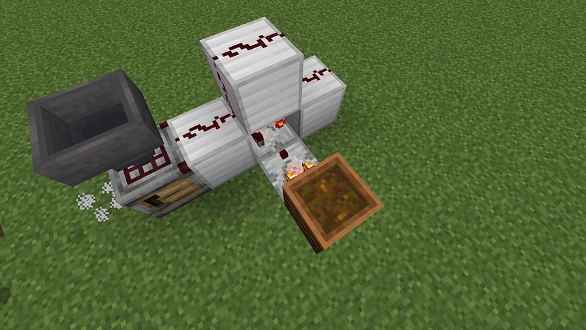 Minecraft auto-crafting tutorial using the crafter block