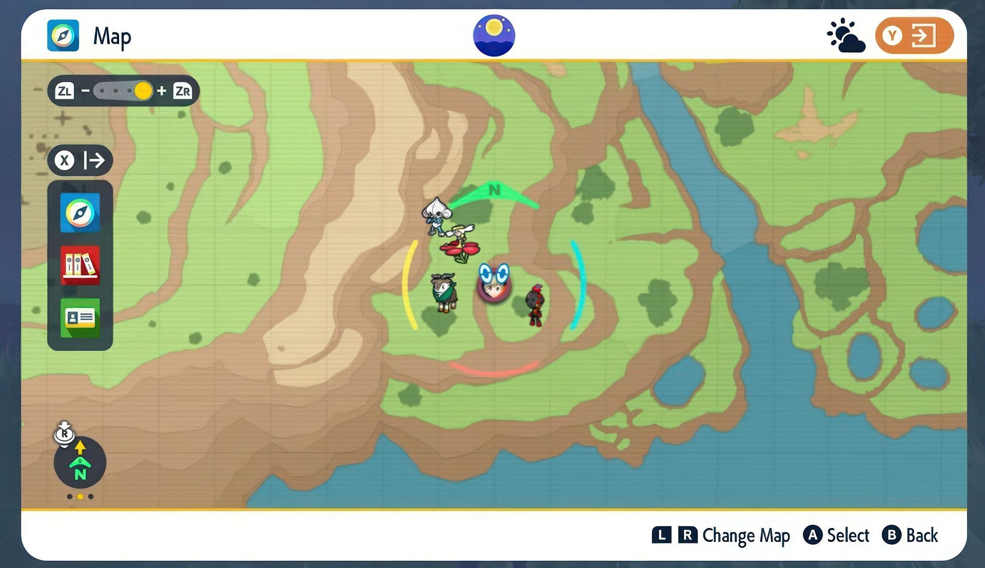 Ho-Oh&#039;s location in this DLC (Image via The Pokemon Company)