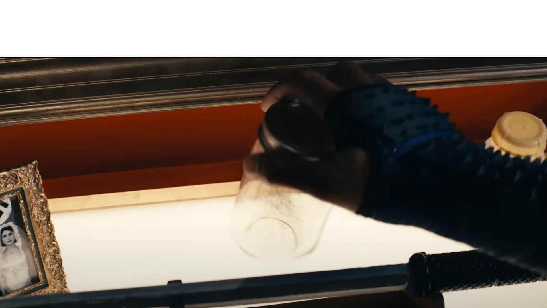 Homelander&#039;s milk bottle visible on the extreme right (Image via Prime Video)