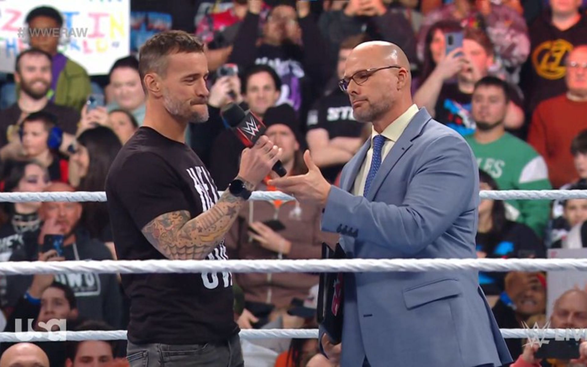 All eyes have been on Punk - especially backstage on RAW
