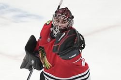 Who is playing in goal tonight for Blackhawks against Canadiens? Chicago make judgement call