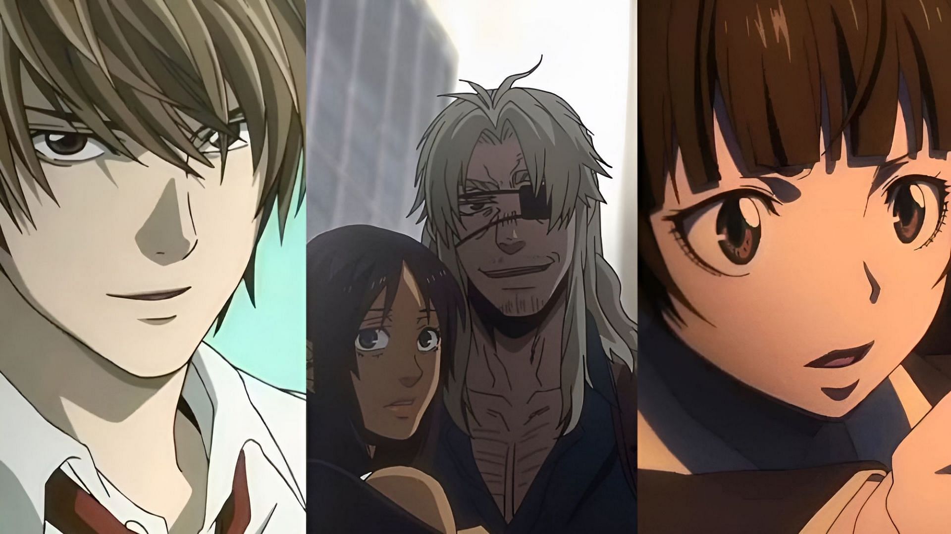 Death Note, Gangsta, and Psycho-Pass