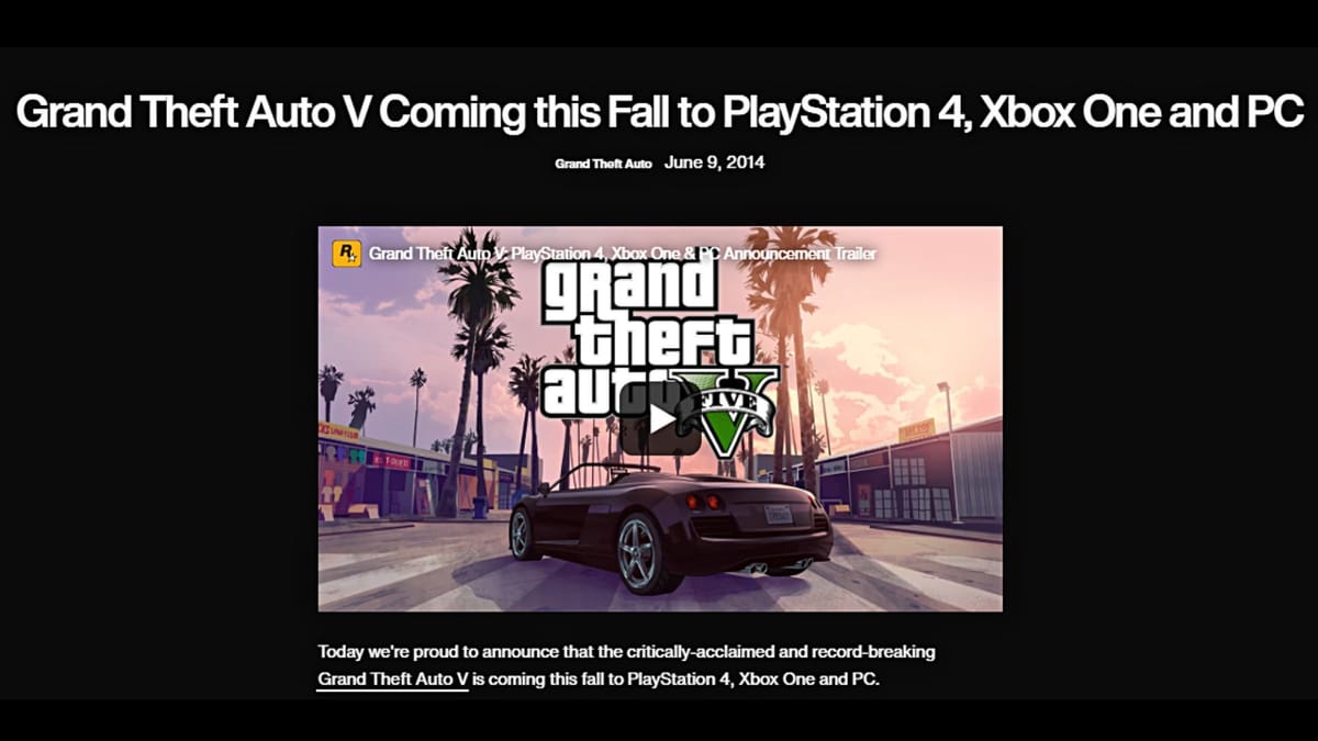 gta 6 release date pc vs ps5