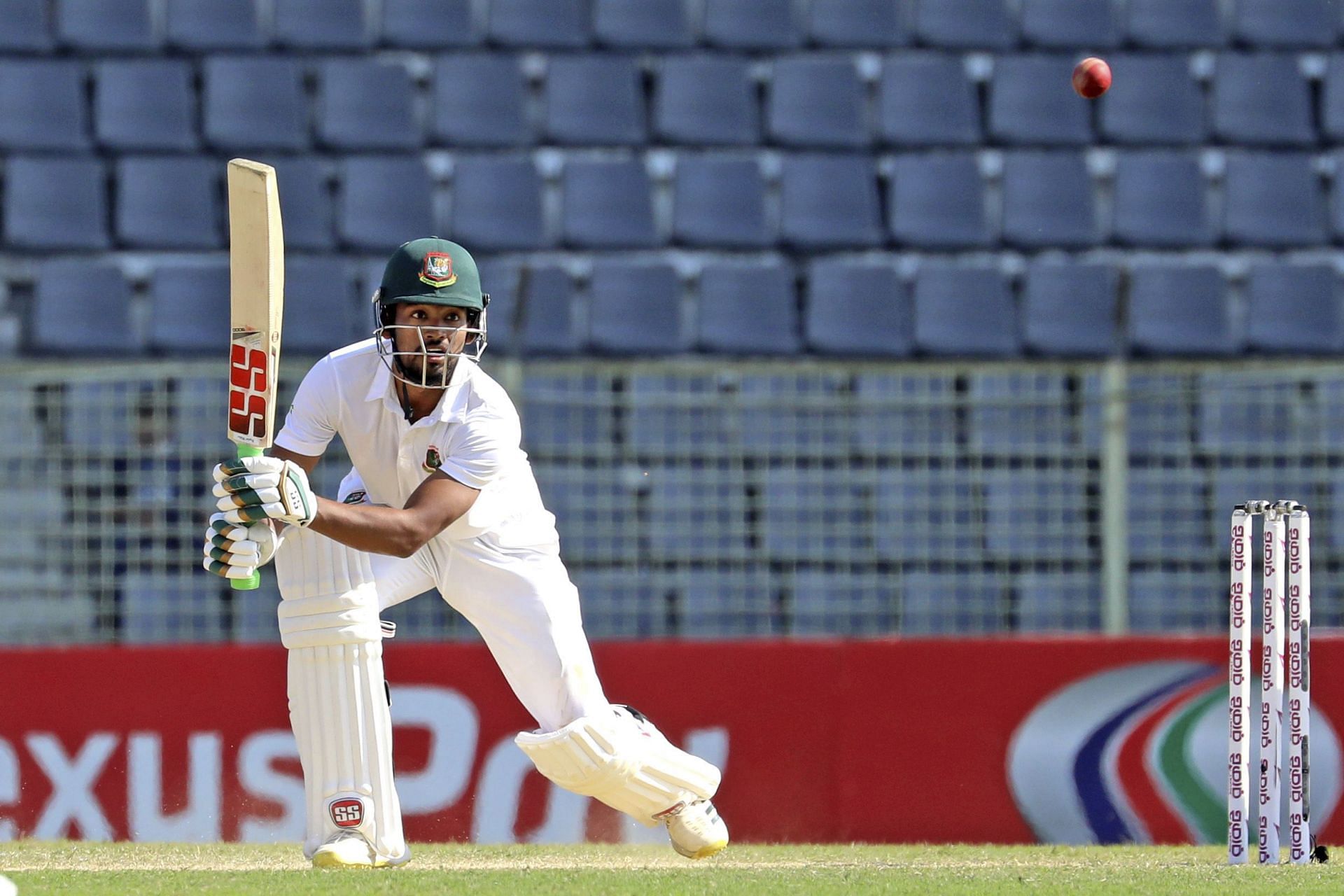 Najmul Hossain Shanto during the 1st Test vs NZ [Getty Images]
