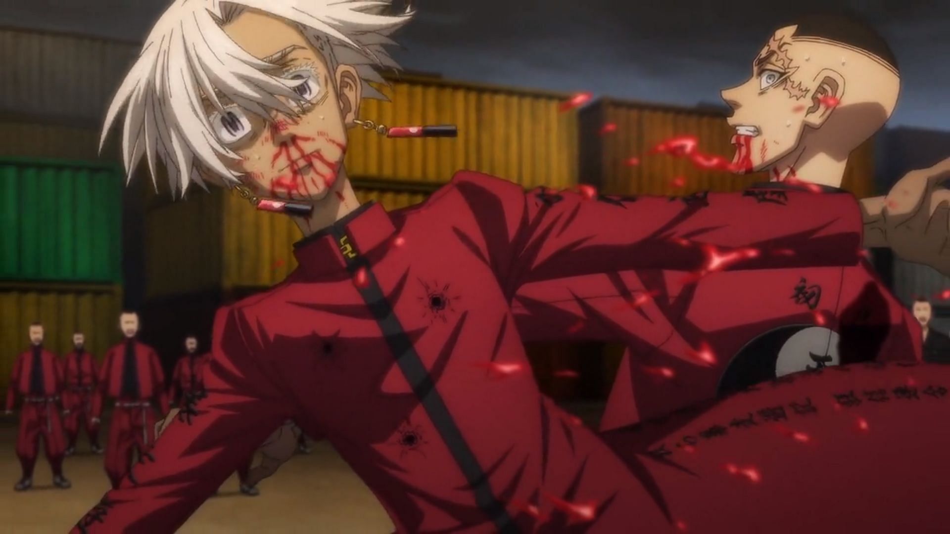 Izana sacrifices himself to protect Kakucho (Image via Liden Films)