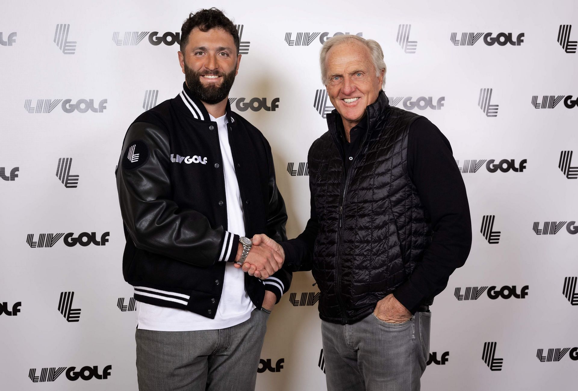 Jon Rahm announcing his signing with LIV Golf (Image via X @GolfMonthly).