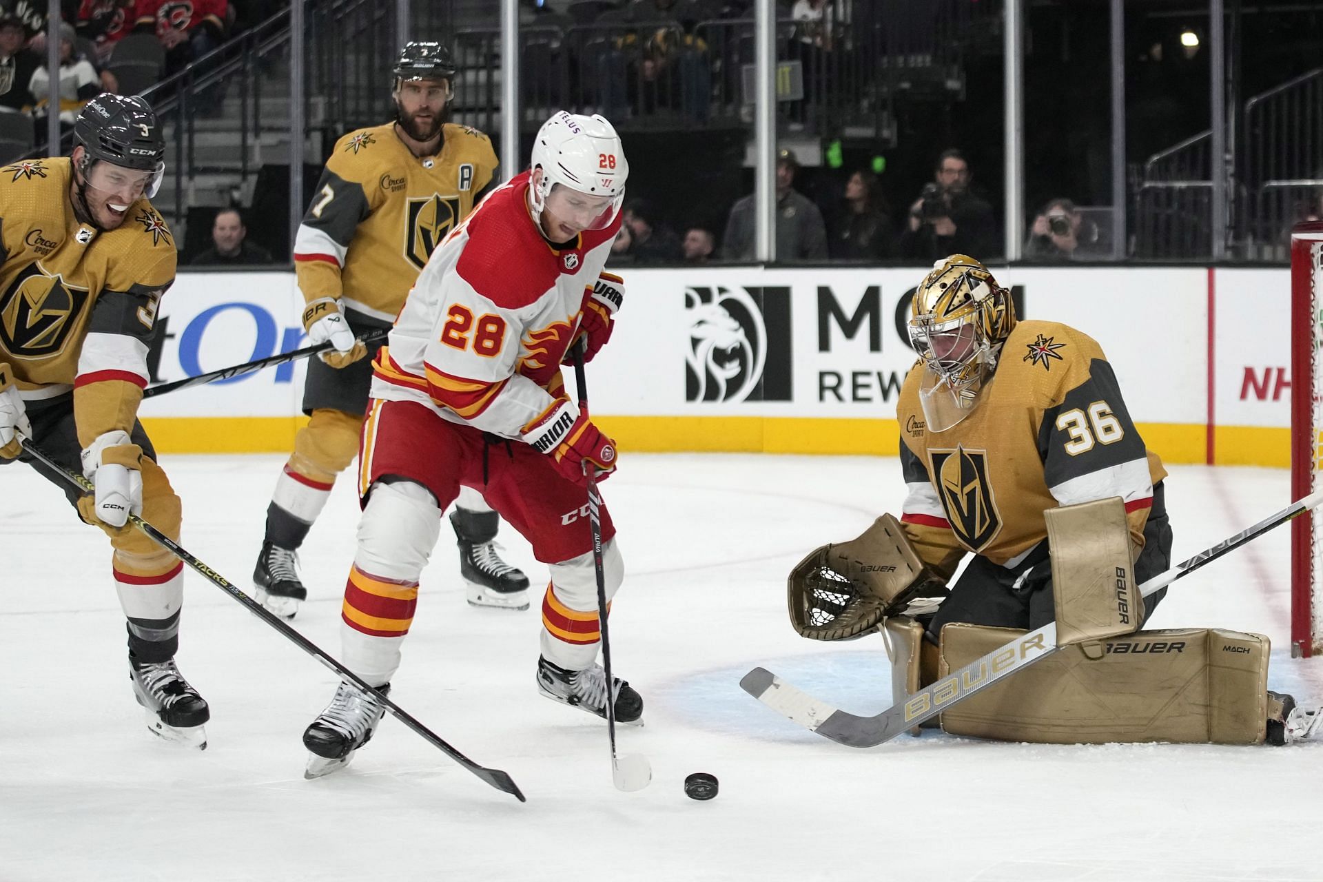 Flames Golden Knights Hockey