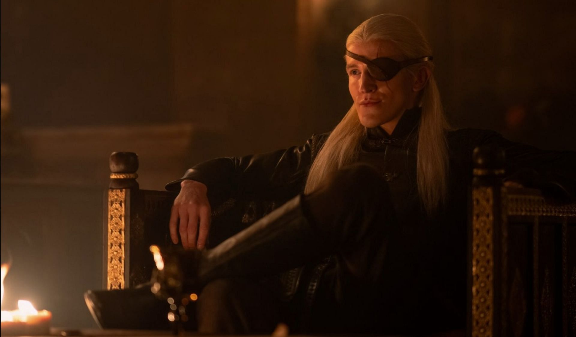 Ewan Mitchell as Prince Aemond Targaryen (Image via HBO)