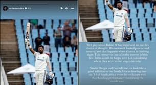 "What impressed me was his clarity of thought" - Sachin Tendulkar lauds KL Rahul's 101-run knock in IND vs SA 1st Test