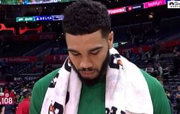 "Not quite as well my right ankle": Celtics' star Jayson Tatum provides update on his ankle injury scare against Clippers