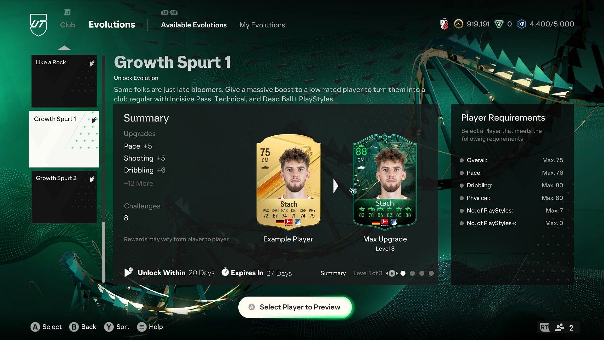 A new Evolution is available in EA FC 24 (Image via EA Sports)