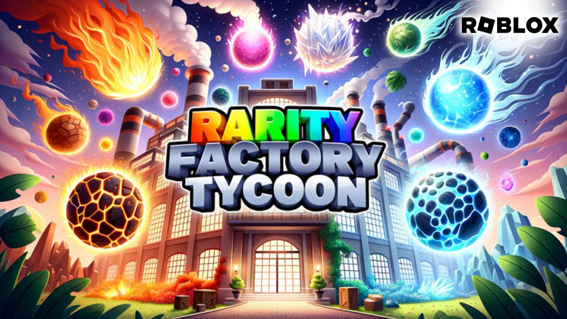 Unloeash your inner tycoon in Rarity Factory Tycoon (Image via Roblox and Sportskeeda)