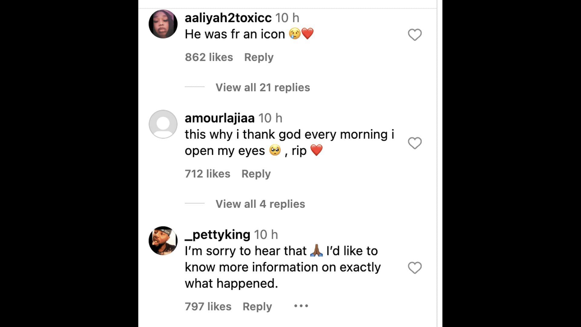 Social media users mourn the passing away of the 19-year-old who was popular for his video on Rihanna&#039;s song. (Image via @theshaderoom/ Instagram)