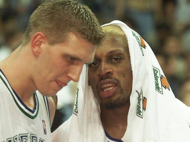 "Missed all pre-game meetings": Dirk Nowitzki reflects on 'childhood hero' Dennis Rodman's preposterous approach during Mavs' stint