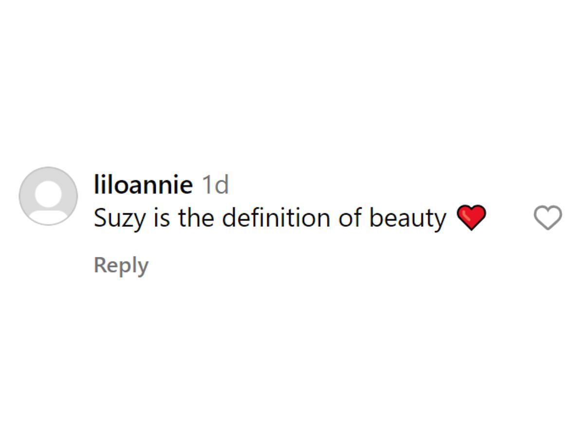 Fan comment (Image via @ellekorea/Instagram)