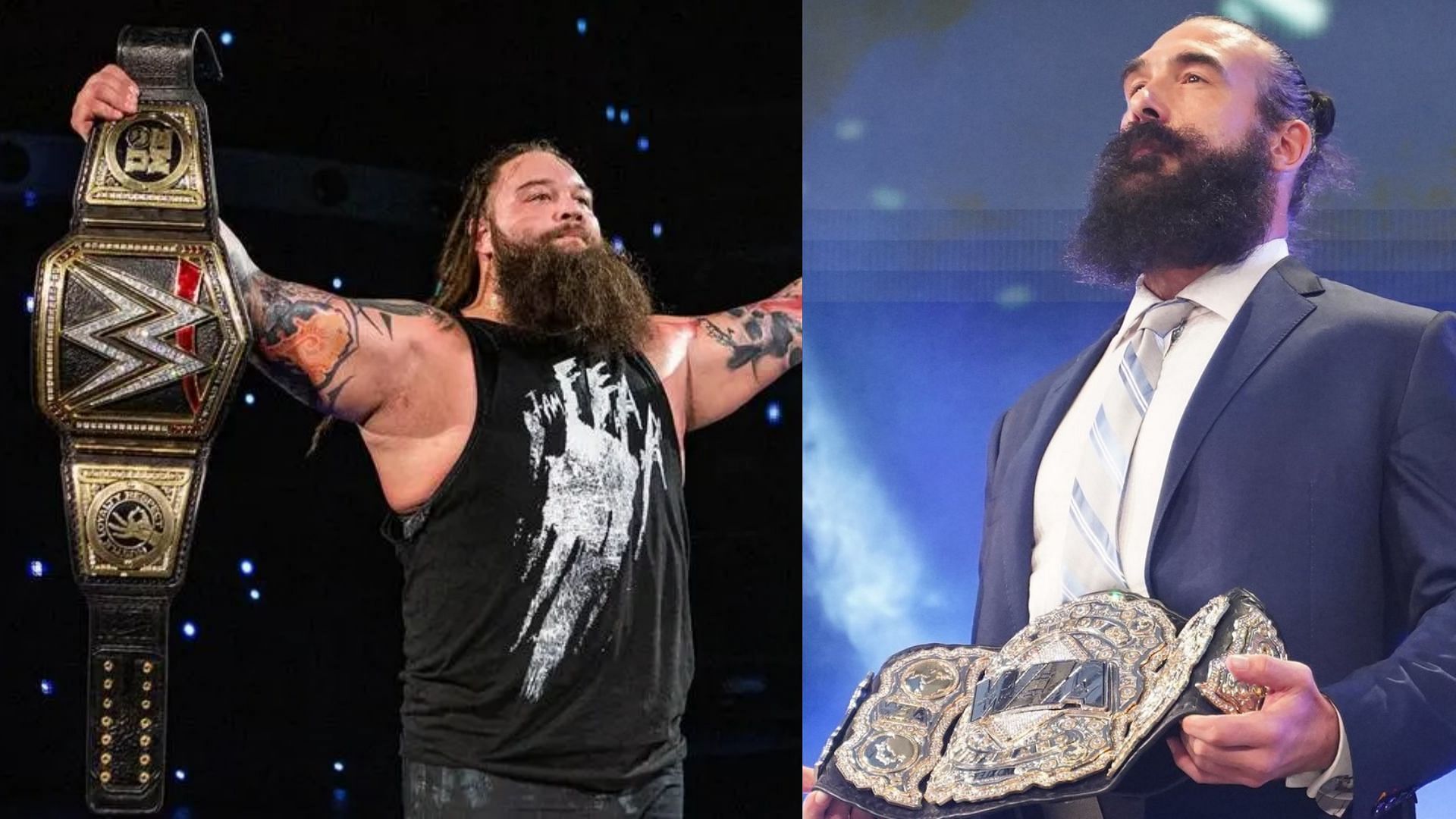 Beautiful Bray Wyatt and Brodie Lee tribute during WWE show