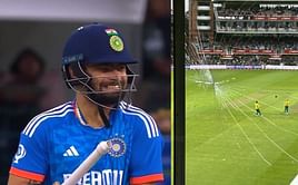 [Watch] Rinku Singh breaks the glass of media box at St George's Park with a massive 6 during 2nd IND vs SA T20I