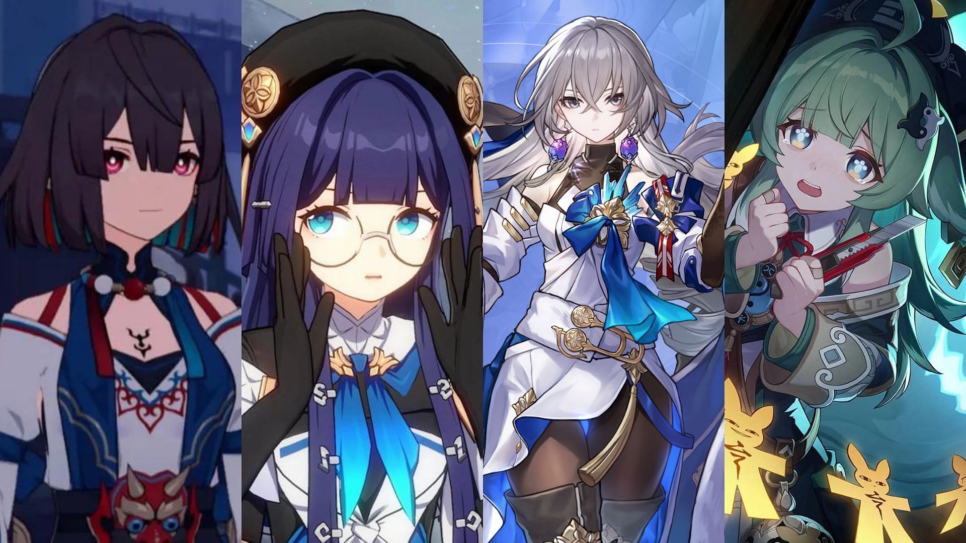 A Xueyi team composition featuring Pela, Bronya, and Huohuo (Image via HoYoverse)