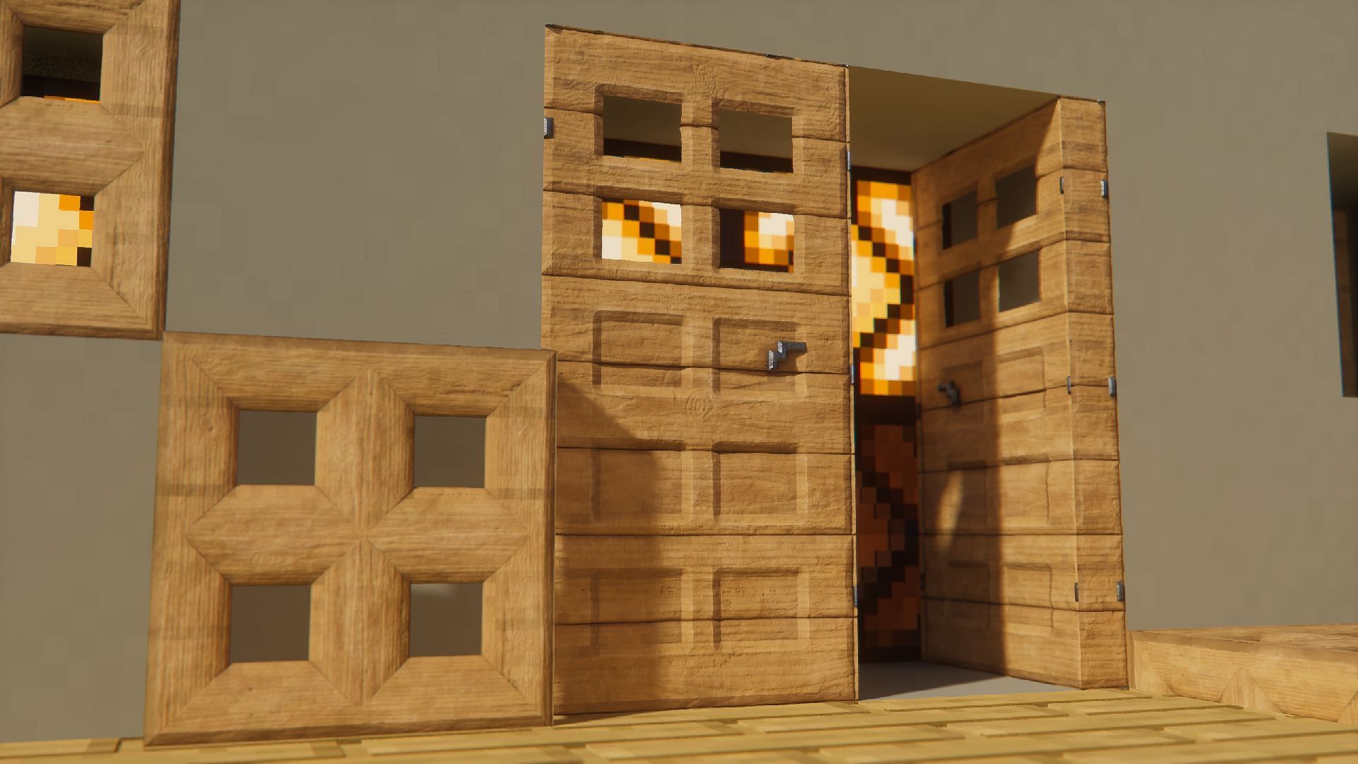Faithful PBR offers a massive Minecraft texture upscale along with great visual effects. (Image via PapaChefCool/CurseForge)
