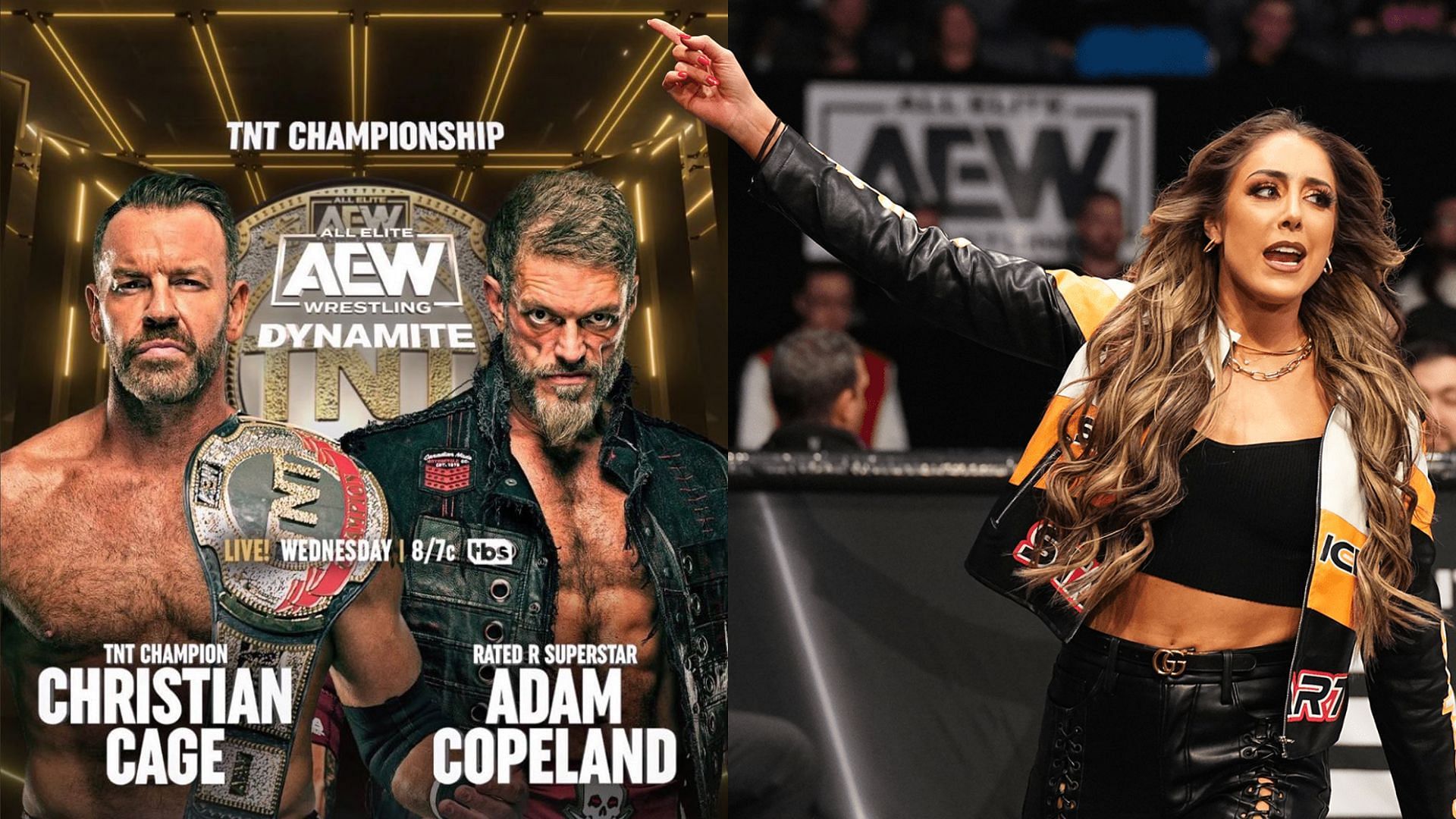 Adam Copeland and Christian Cage are set to do battle tonight on AEW Dynamite
