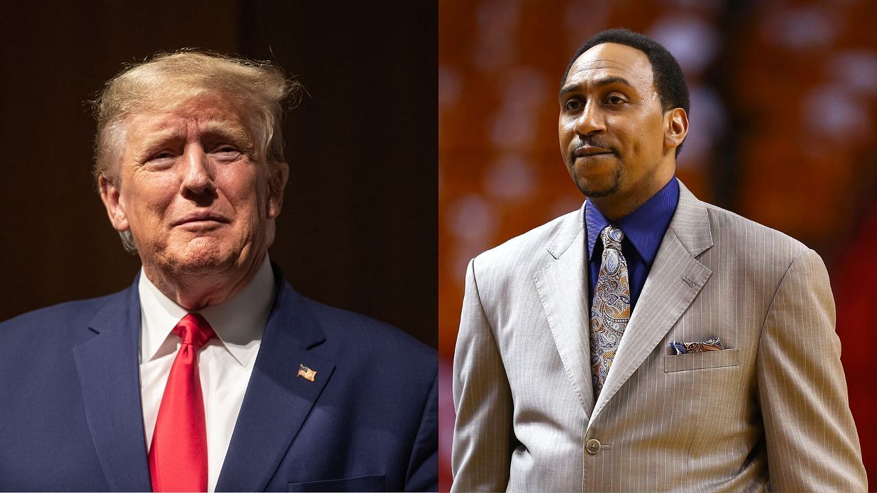 Former United States president Donald Trump and ESPN