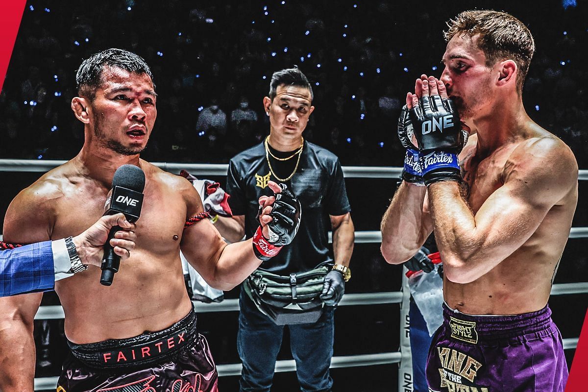 Nong-O Hama and Nico Carrillo - Photo by ONE Championship