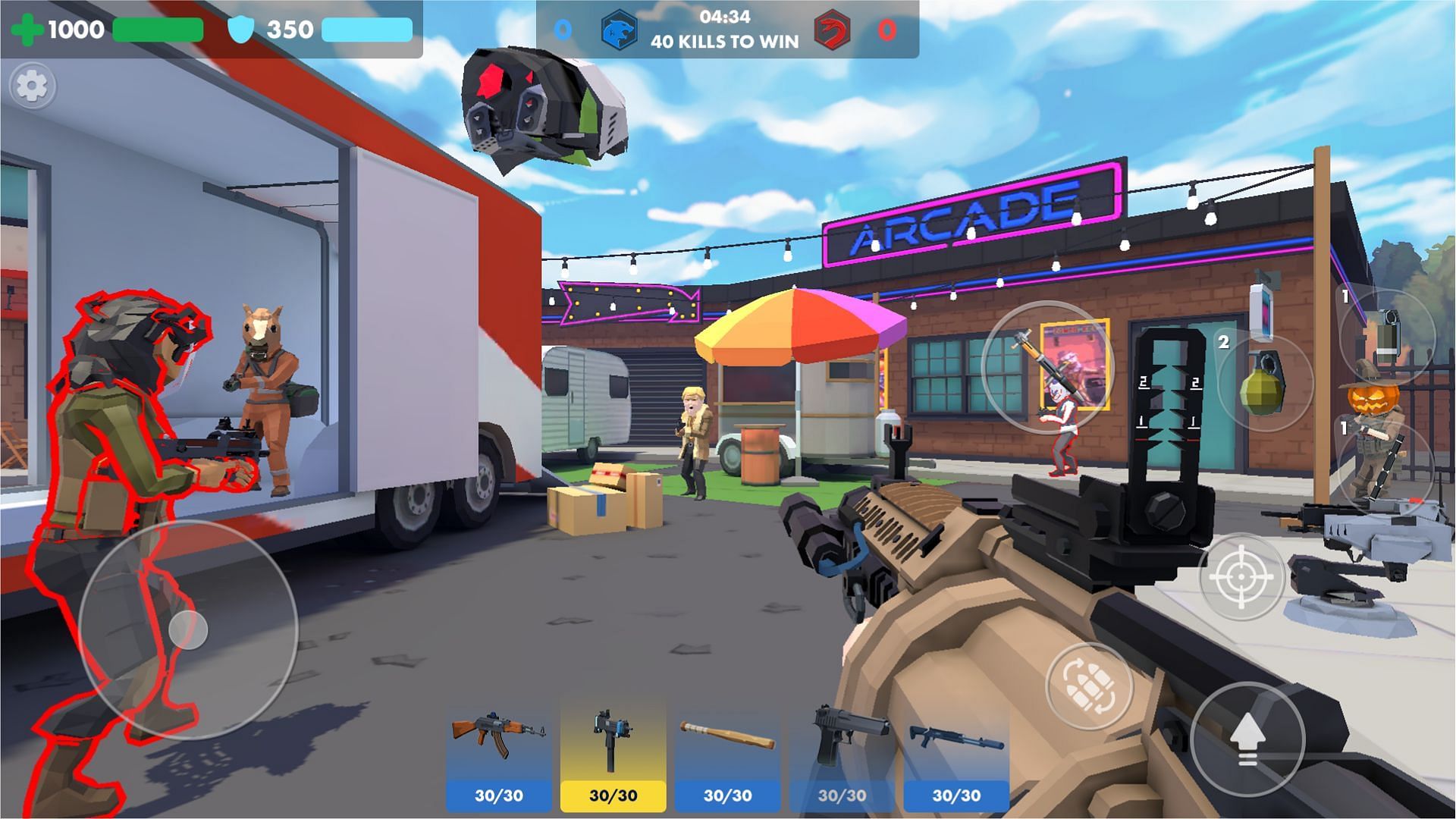 Polygon Arena: Online Shooter (Image via Sirius Games)