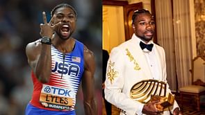 Noah Lyles named World Athlete of the Year for Men's track, talks about how losing the award in 2022 "started the fire" in 2023