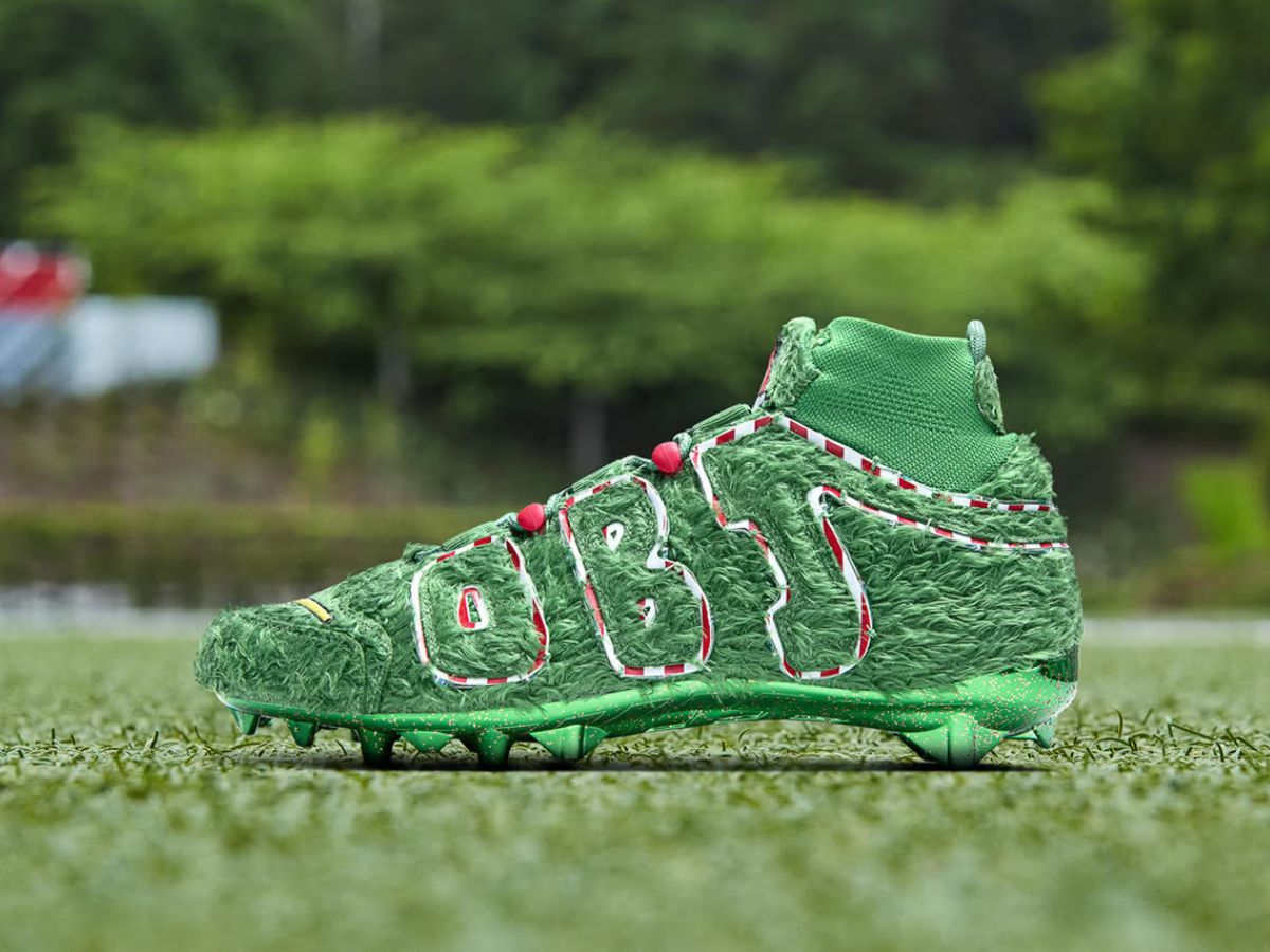 The Odell Beckham Jr&#039;s custom Nike cleats (Image via Nike)