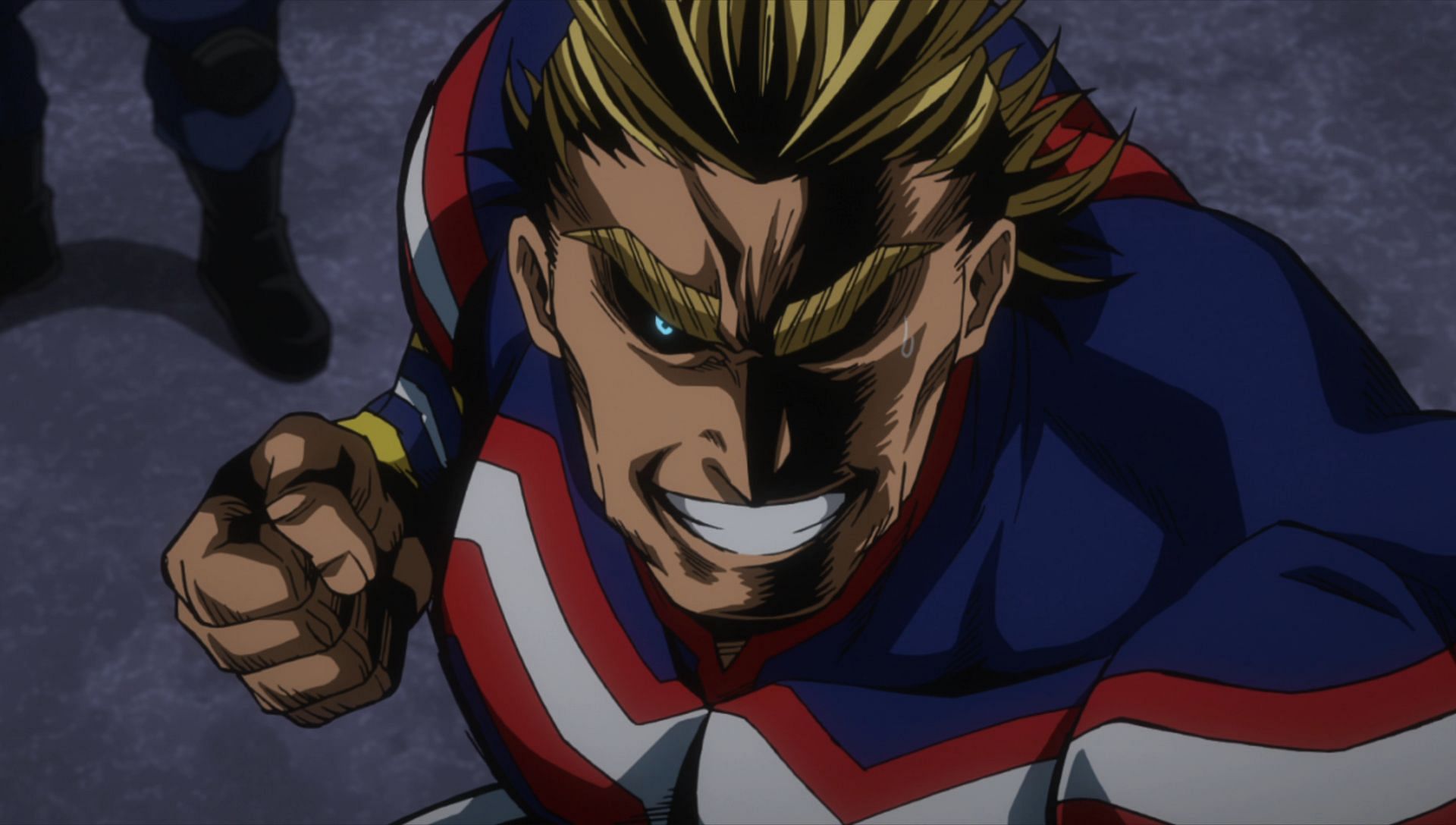 All Might in My Hero Academia (Image via Studio Bones)