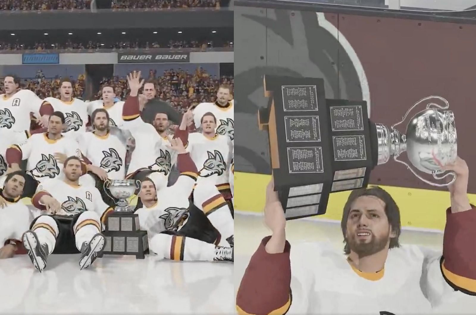 Chel fans left trolling NHL24 over Stanley Cup trophy glitch