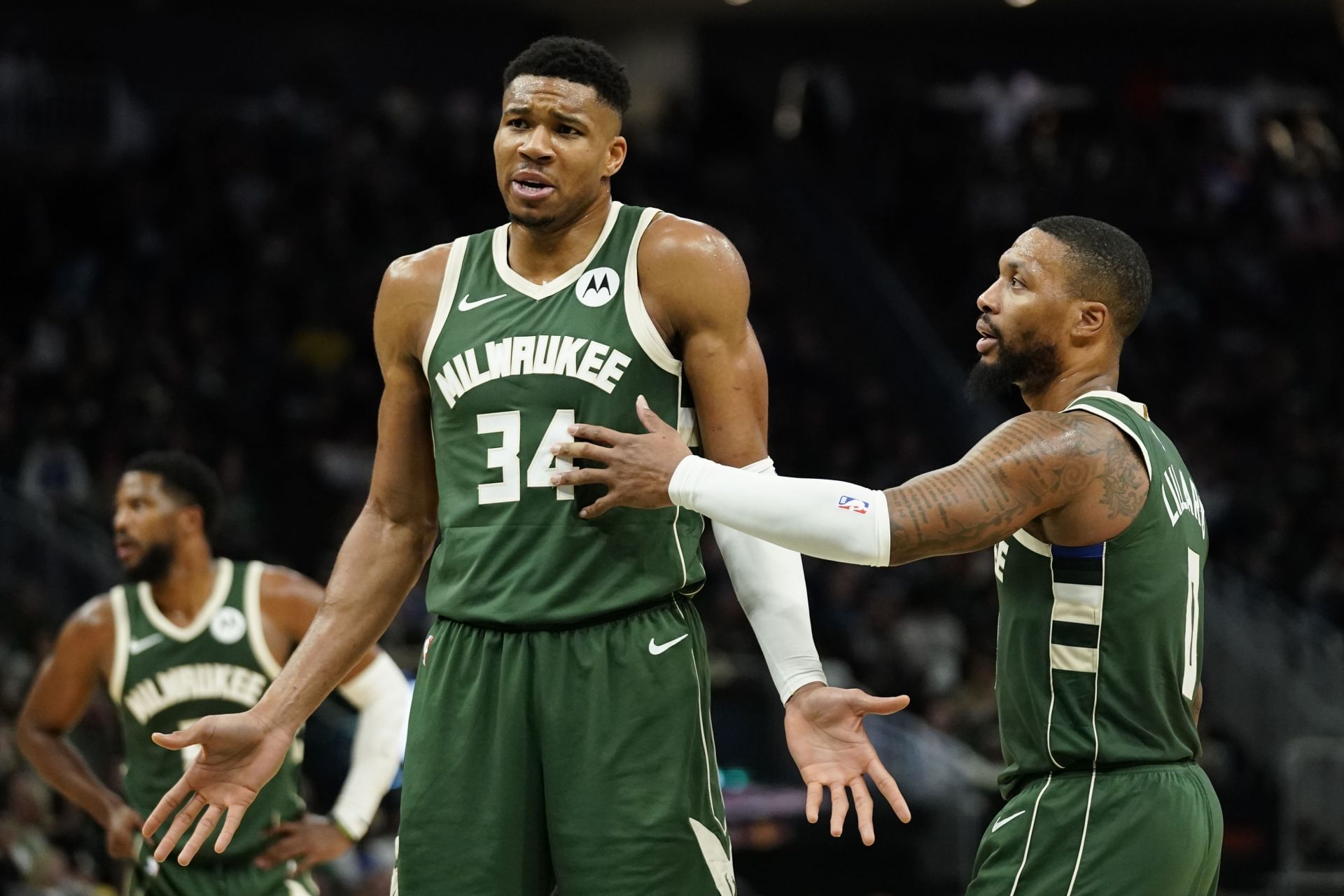 Milwaukee Bucks stars Giannis Antetokounmpo and Damian Lillard