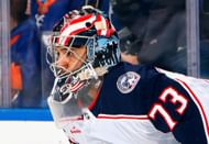Jet Greaves of the NHL's Columbus Blue Jackets