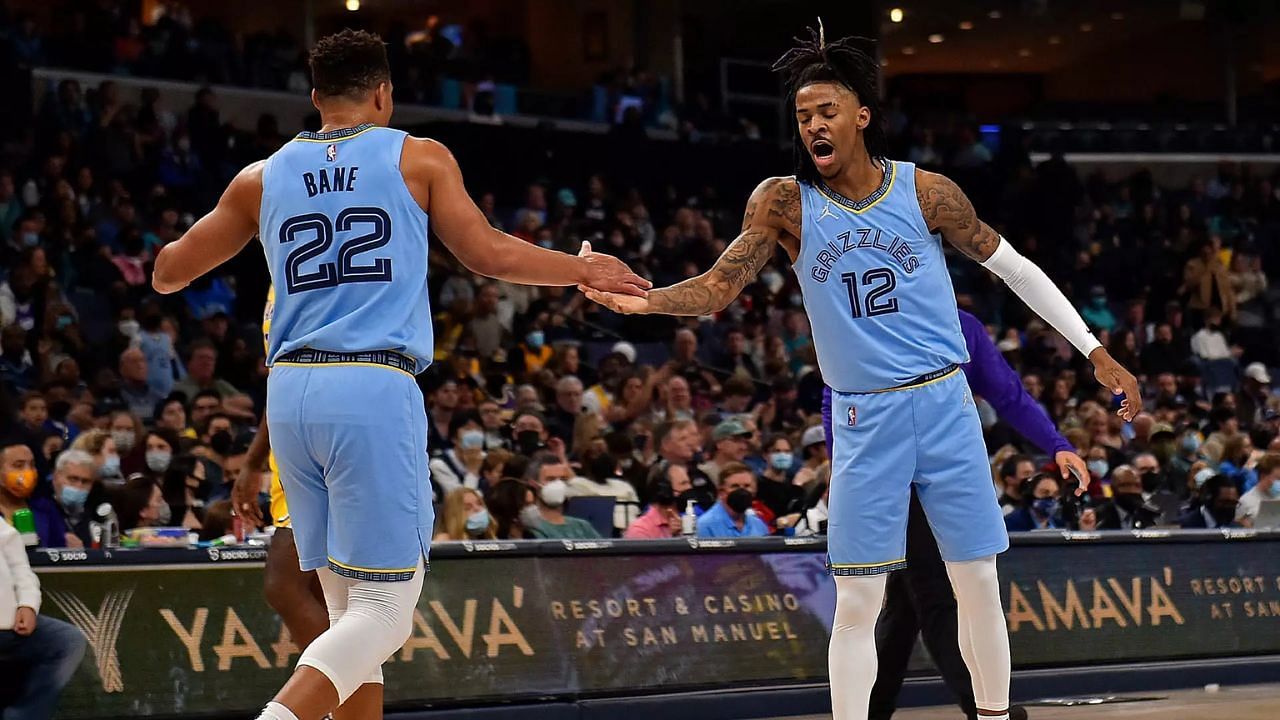 Desmond Bane and Ja Morant have not played together for the Memphis Grizzlies this season due to Morant